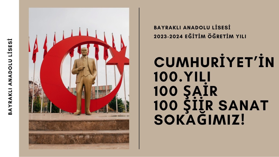 Cumhuriyet'in 100. yılı 100 Şair 100 Şiir Sanat Sokağımızı açtık!